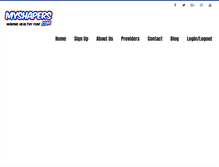 Tablet Screenshot of myshapers.com